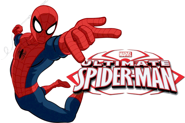 Spider-man Clipart Spiderman Logo - Ultimate Spider Man (610x402), Png Download