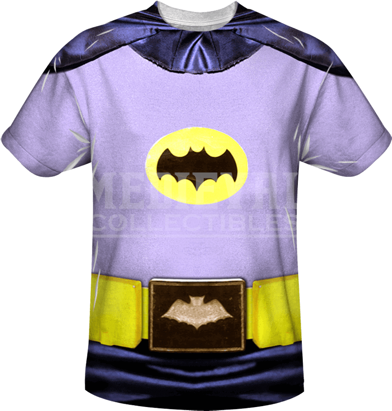T-shirt: Batman Classic Tv - Batman Costume, L. T-shirt (850x850), Png Download