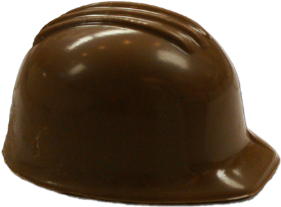 Hard Hat - Chocolate (500x500), Png Download