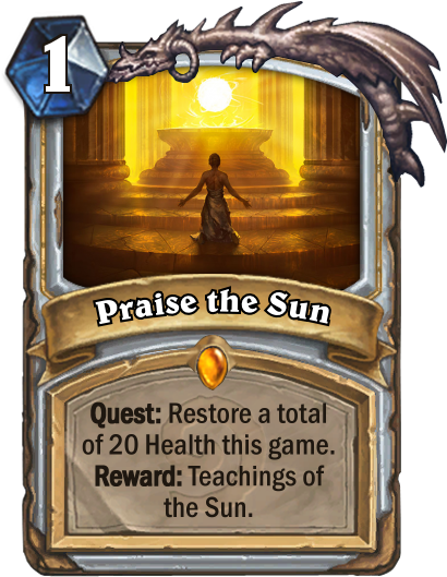 Praise The Sun - Hearthstone Awaken The Makers (427x551), Png Download
