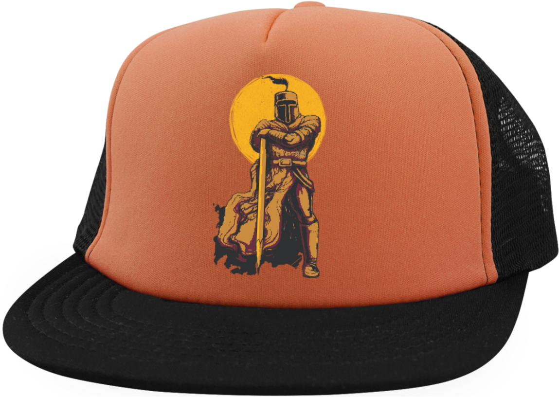 Praise The Sun ,dark Souls Trucker Hat With Snapback - Cheer Mom - Trucker Hat With Snapback (1155x1155), Png Download