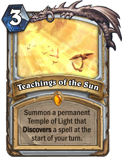 Praise The Sun - Hearthstone Awaken The Makers (427x551), Png Download