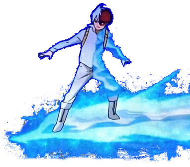 Water Vertebrate Sports Equipment - Todoroki Png (400x400), Png Download