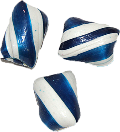 Dark Blue & White Mint Twists Hard Candy - Blue And White Hard Candy (500x500), Png Download