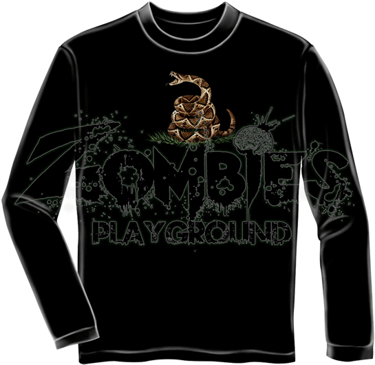 Dont Tread On Me Black Long Sleeve Shirt - Patriotic T-shirt Don't Tread On Me Black (550x550), Png Download