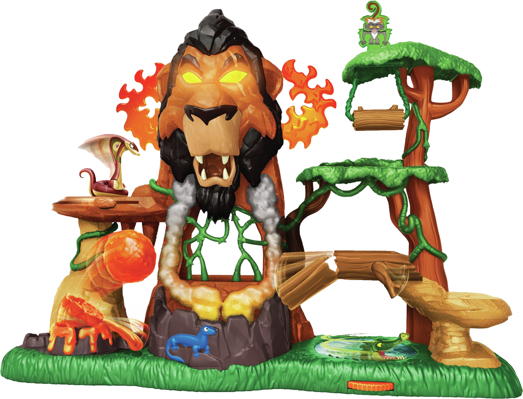 Rise Of Scar Playset - Lion Guard Rise Of Scar Playset (1739x1328), Png Download