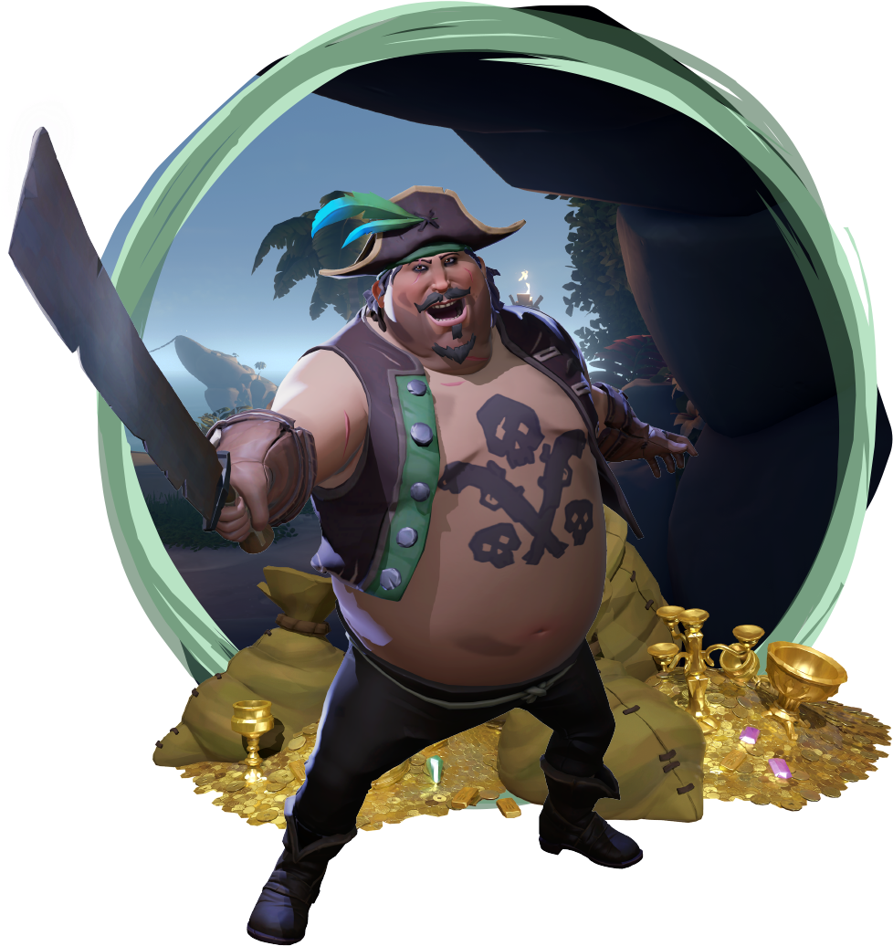 Become A Pirate Legend - Sea Of Thieves (1000x1060), Png Download