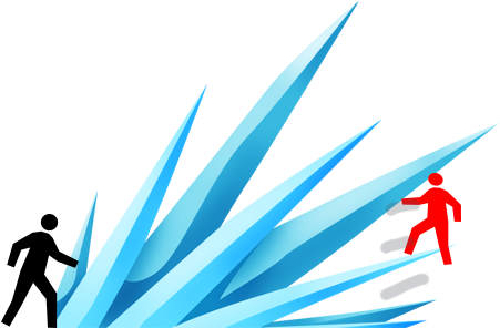 Q Hold - Silhouette (472x342), Png Download