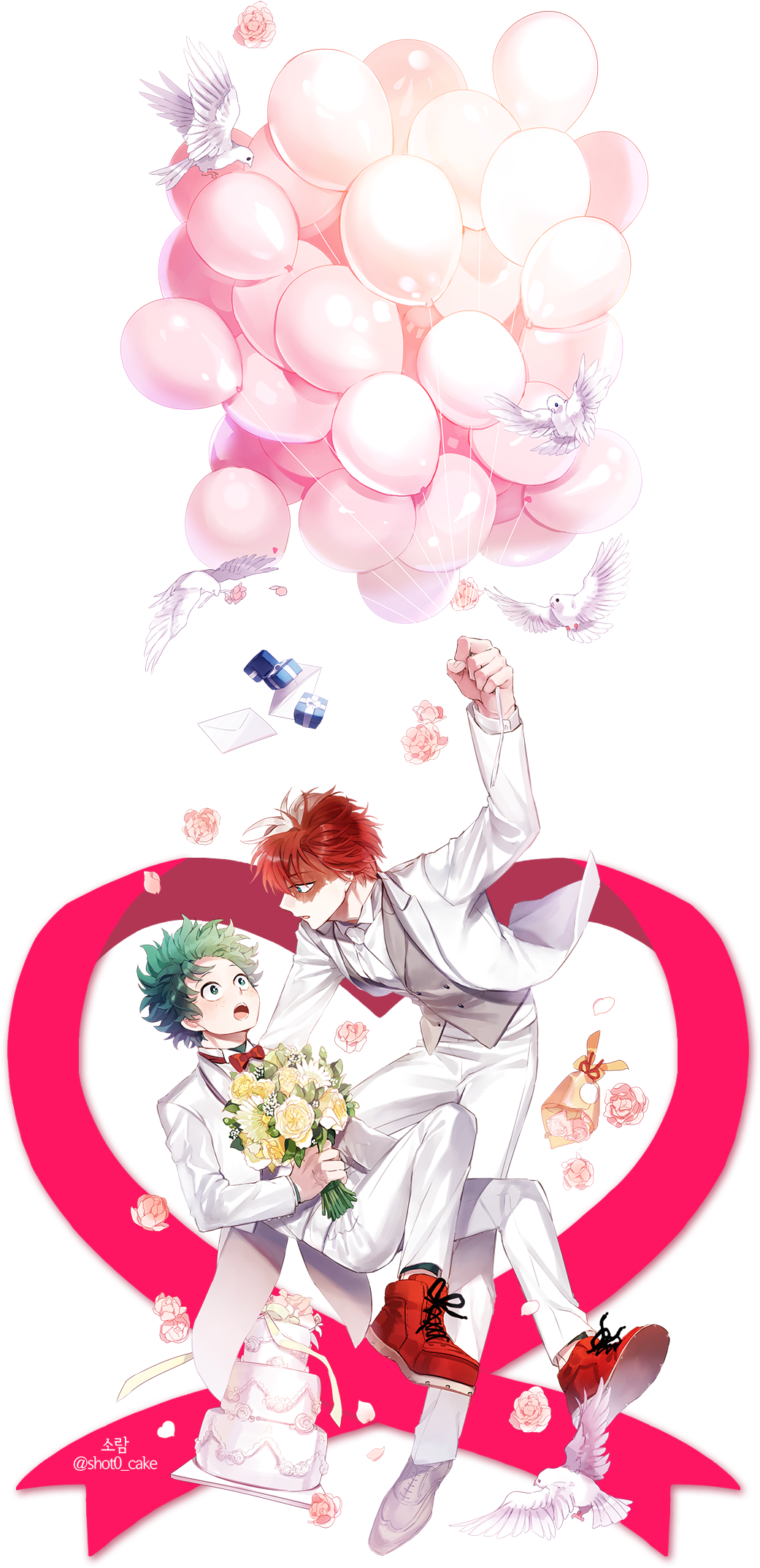 Anime, Tila, Boku No Hero Academia, Todoroki Shouto, (1093x2159), Png Download