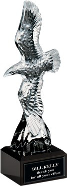 Eagle Crystal - Statue (300x400), Png Download