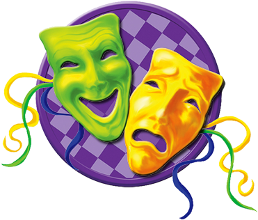 Mardi Gras Mask Png Download - Mardi Gras Casino Wv (400x345), Png Download