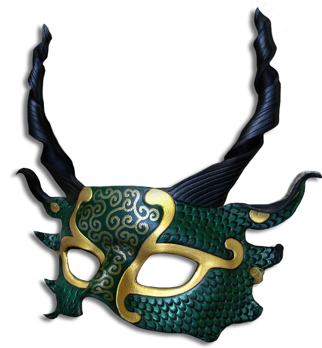 Mask Sticker Dragon Png Carnival Freetoedit Gold - Carnival (661x713), Png Download