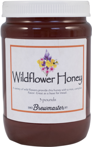 Wildflower Honey - 3 Lbs - - Wildflower Honey (3 Lbs) (500x500), Png Download