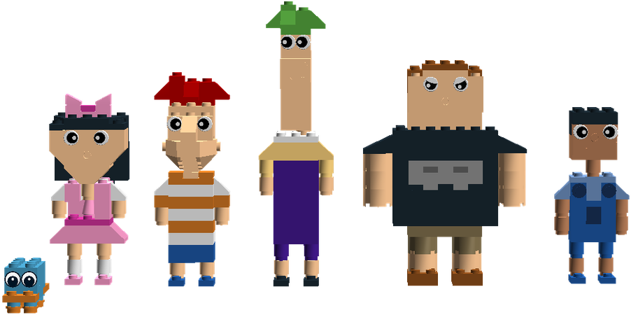Phineas And Ferb - Phineas Und Ferb Lego (1600x849), Png Download