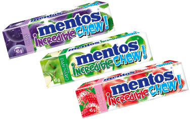 Mentos Incredible Chews - Mentos Incredible Chew Grape (420x420), Png Download