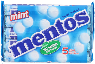 Mentos Candy Mint-5 Pack (420x420), Png Download