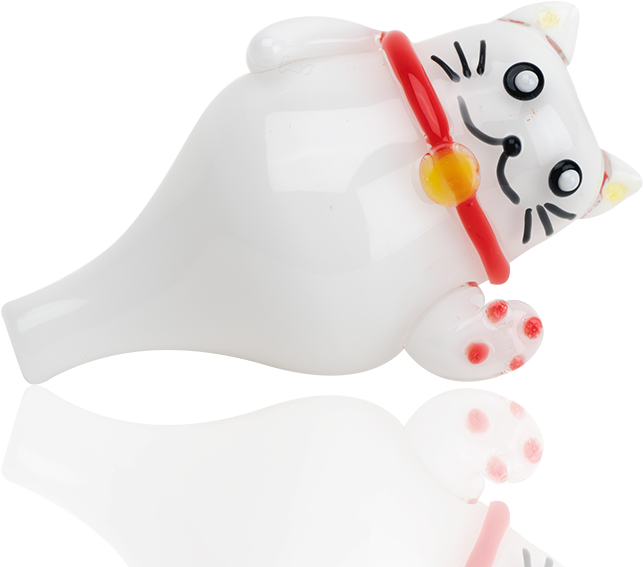 Empire Glassworks Zen Kitty Bubble Cap - Bath Toy (800x800), Png Download