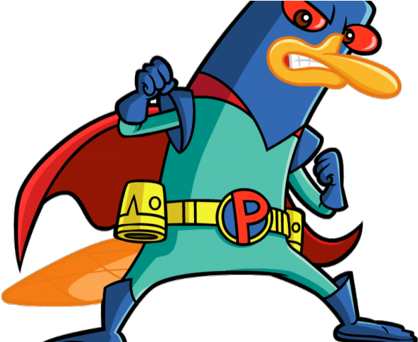 Spider Man Clipart Phineas And Ferb - Perry The Platypus (640x480), Png Download