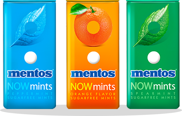 Previous - Mentos Nowmints (624x400), Png Download