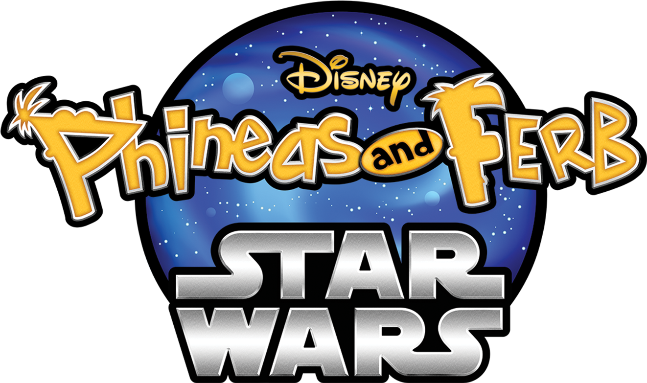 Phineas And Ferb - Phineas And Ferb Star Wars Logo (2048x1024), Png Download