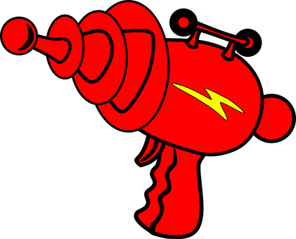 Laser Gun Toy Gun Ray Gun Sci Fi Weapon Sc - Ray Gun Clip Art (421x340), Png Download