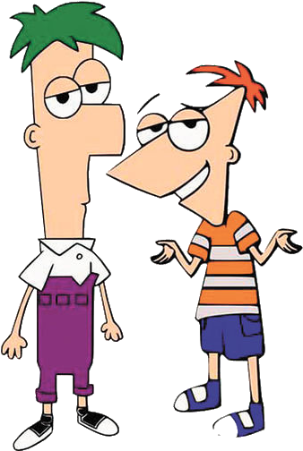 Imágenes De Phineas Y Ferb Con Fondo Transparente, - Phineas And Ferb P And F (632x660), Png Download