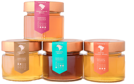 Organic Honey Sampler - Tea (500x324), Png Download