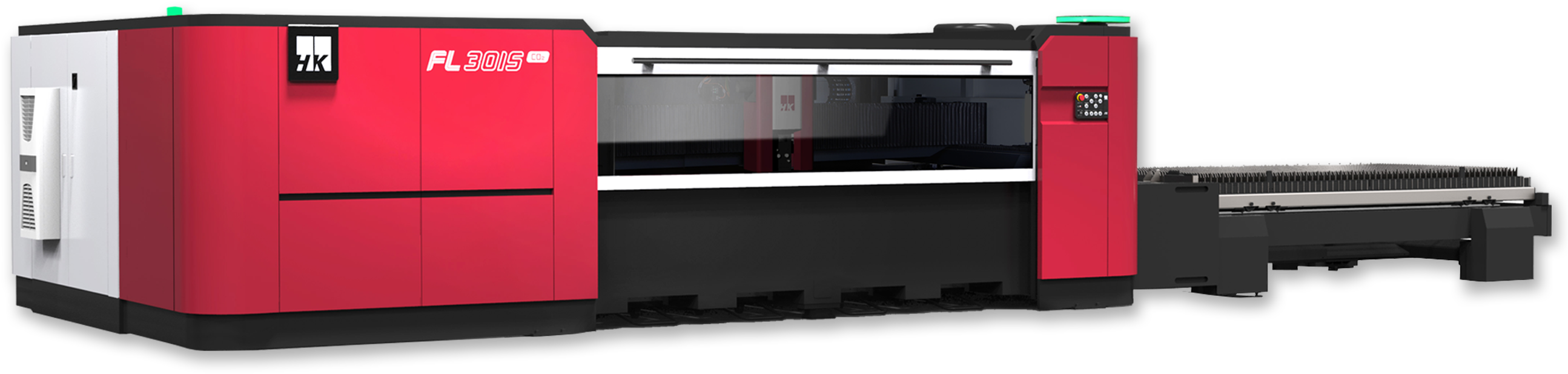 Industrial Standard High Energy Laser Cutting Machine - Machine (2671x1097), Png Download