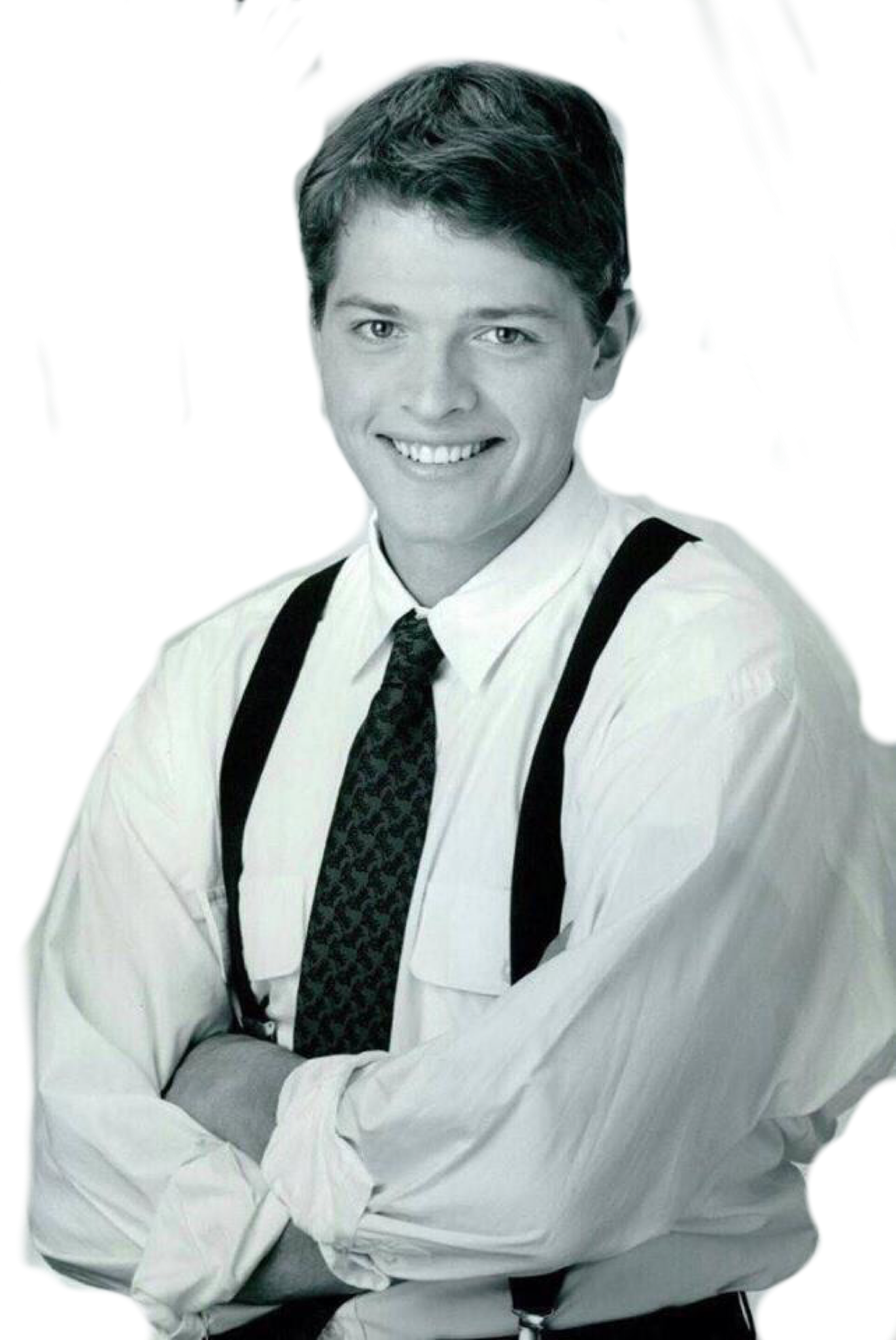 He Still Has The Same Innocent Smile - Misha Collins Old Headshot (1370x2048), Png Download