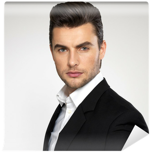 Fashion Young Businessman In Black Suit Wall Mural - Temptation Trap, Complete Series (400x400), Png Download