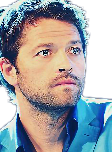 Misha Sticker - Misha Collins (470x638), Png Download