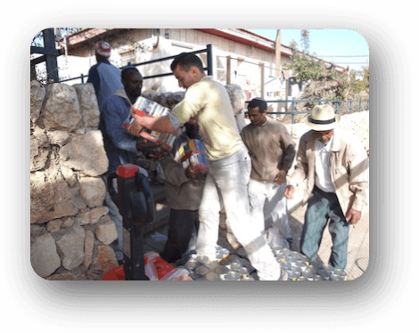 Please Donate To Help Feed The Ethiopian Jews - Crowd (470x374), Png Download
