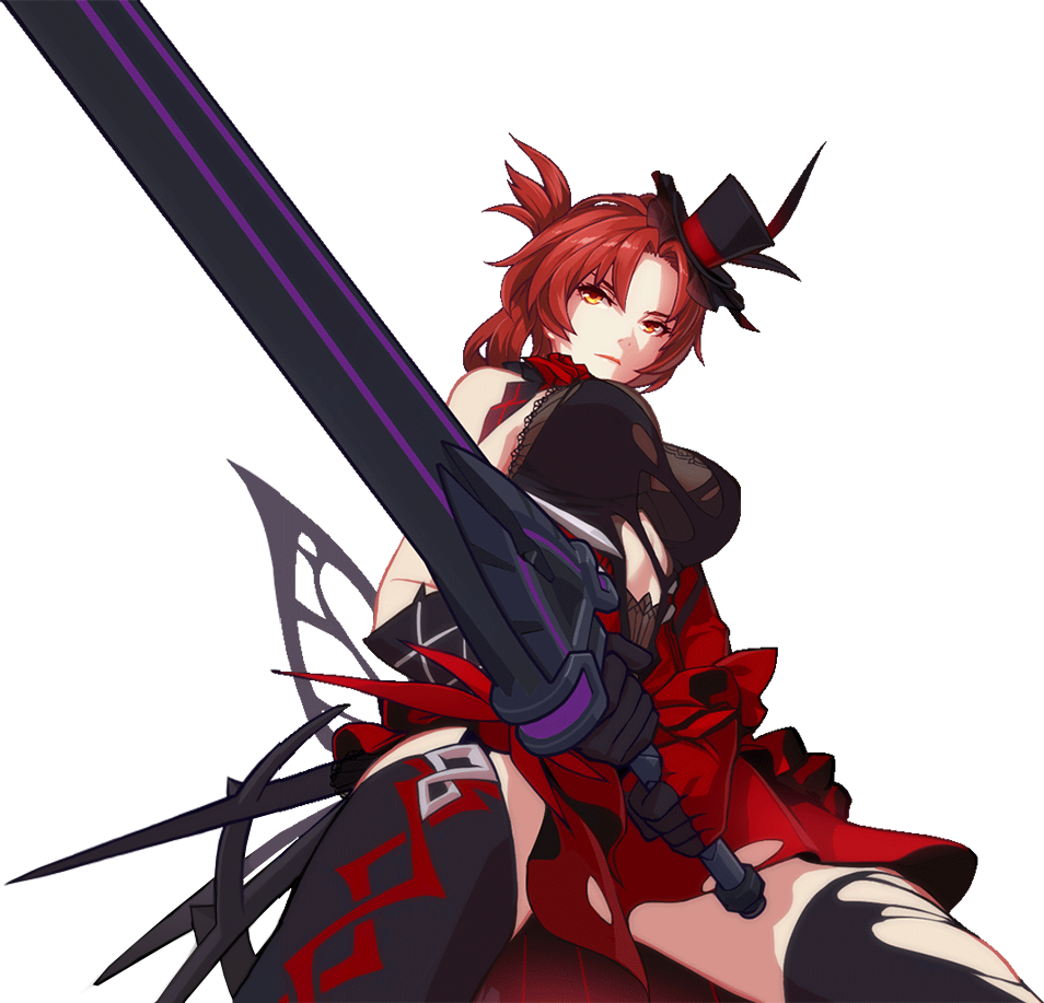 Blood Rose Honkai Impact (954x917), Png Download