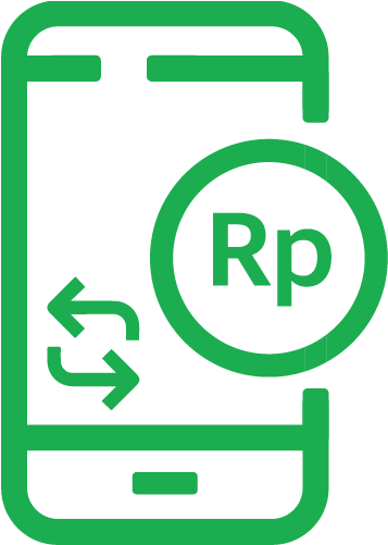 Top Up Via Bank - Mobile Phone (500x500), Png Download