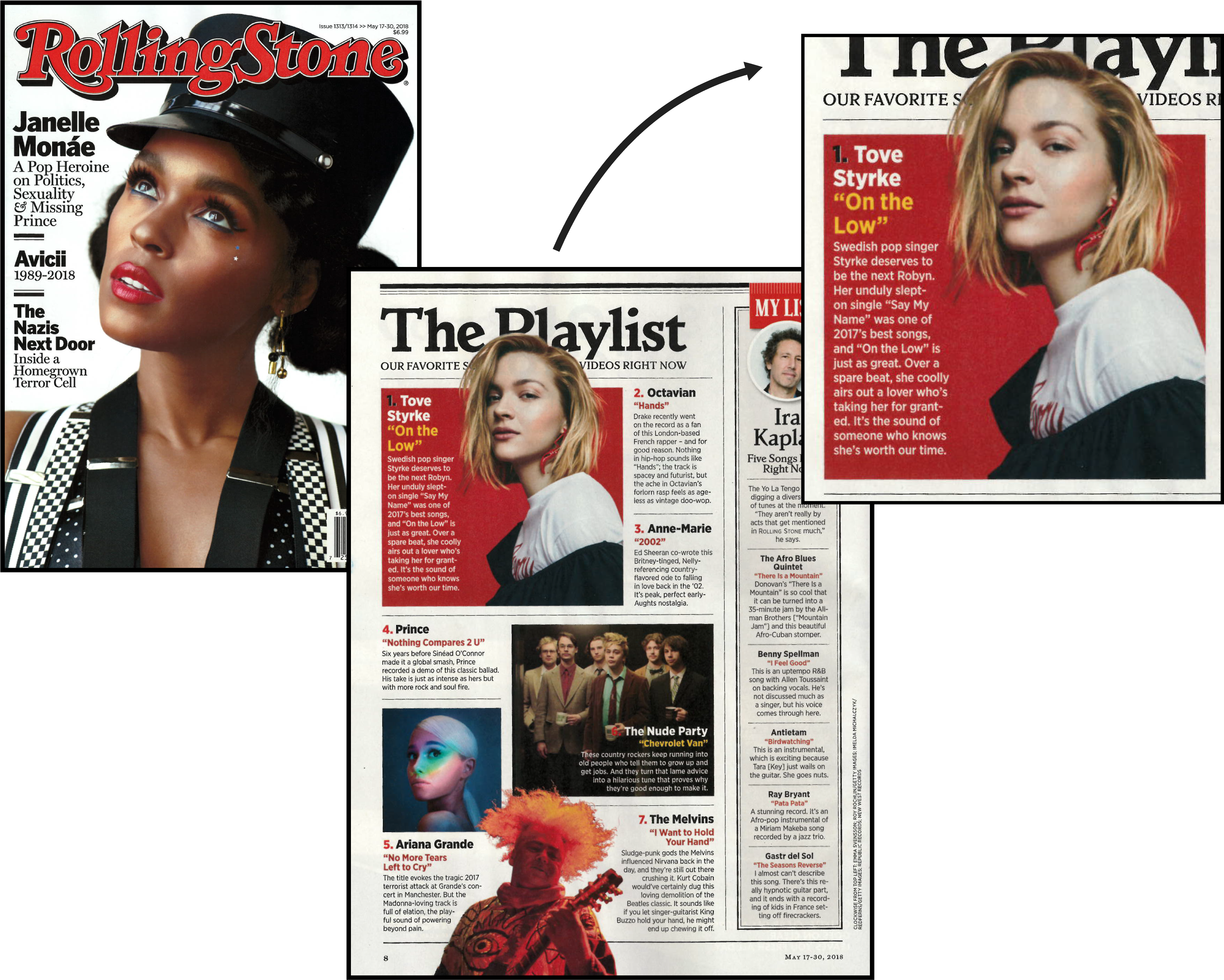 Rolling Stone - Tove Styrke - Magazine (3924x3179), Png Download