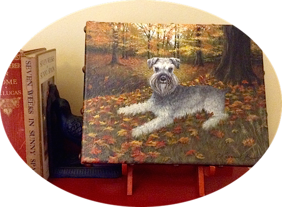 Commissioned Pet Portrait, Georgie Girl, Completed - Lakeland Terrier (576x423), Png Download