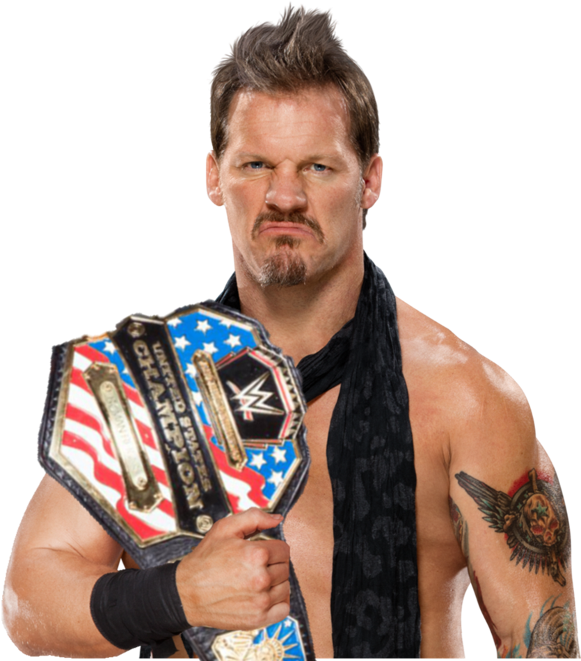 Chris Jericho Iwgp Intercontinental Champion (842x949), Png Download
