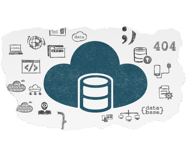 Cloud Software - Database (806x552), Png Download