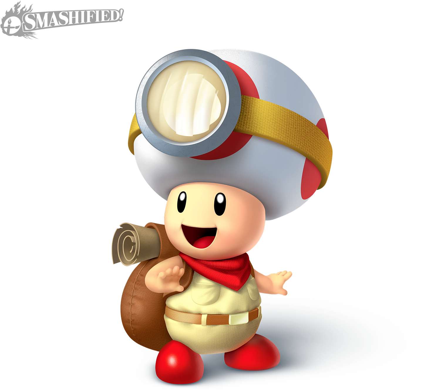 Captain Toad Smashified (1500x1501), Png Download