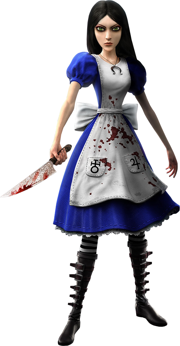 Alice Amr - Alice Madness Returns (599x1147), Png Download