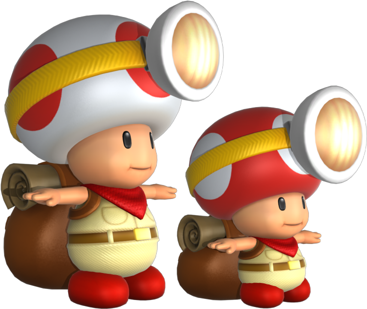 Download Zip Archive - Captain Toad Treasure Tracker Models (750x650), Png Download