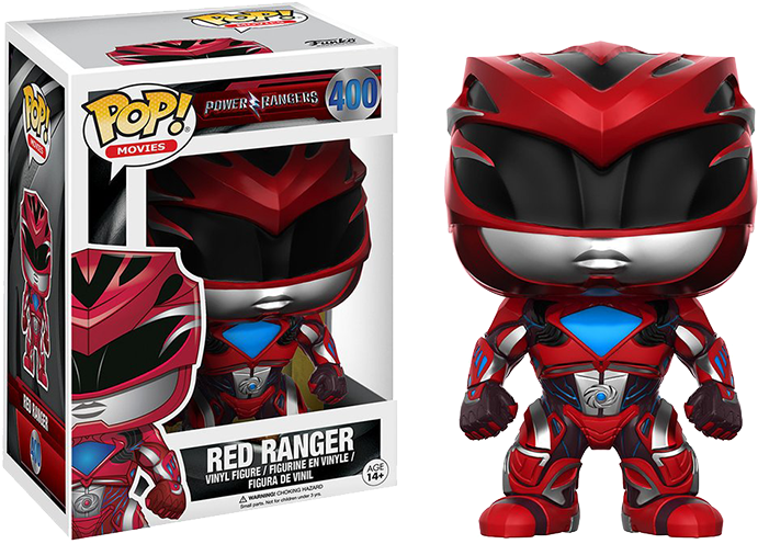 Red Ranger - Funko Pop Power Rangers (750x750), Png Download