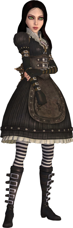 Steamdress - Steampunk Alice Madness Returns (298x919), Png Download