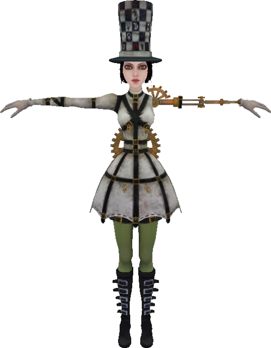 Alice [alice Madness Returns] Alice Madness Returns - Costume Hat (541x695), Png Download