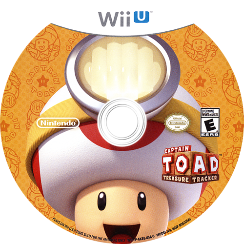 Treasure Tracker Wiiu Disc - Captain Toad Treasure Tracker [wii U Game] (500x500), Png Download