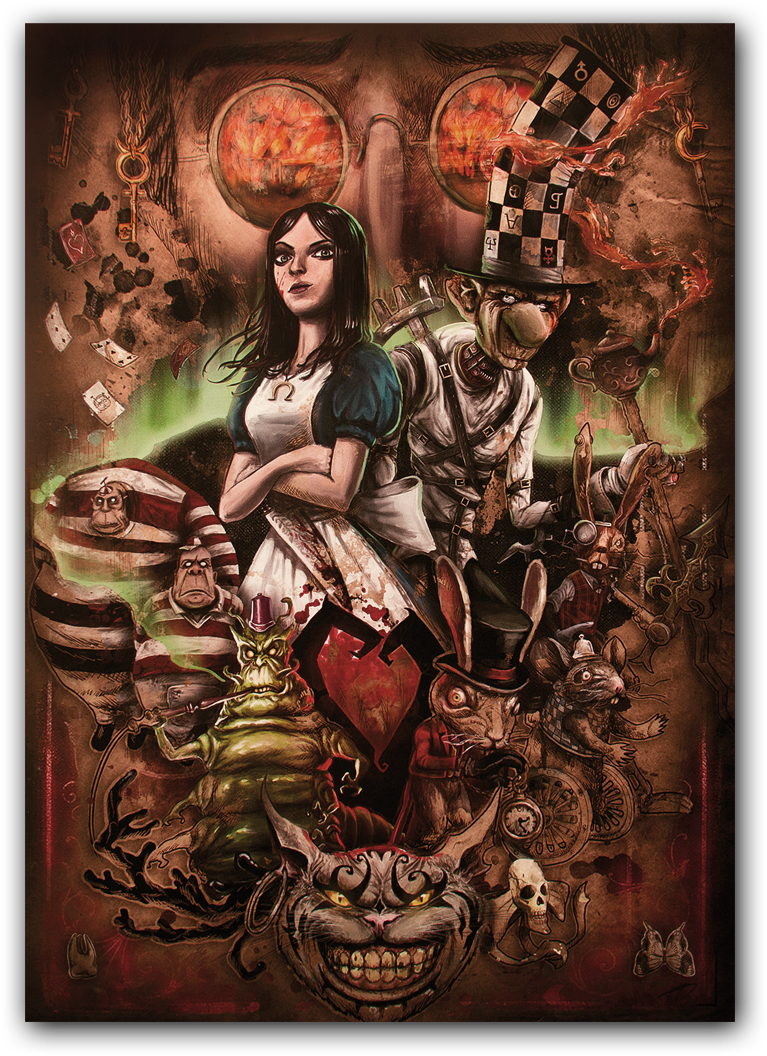 Alice Madness Returns Poster (782x1079), Png Download