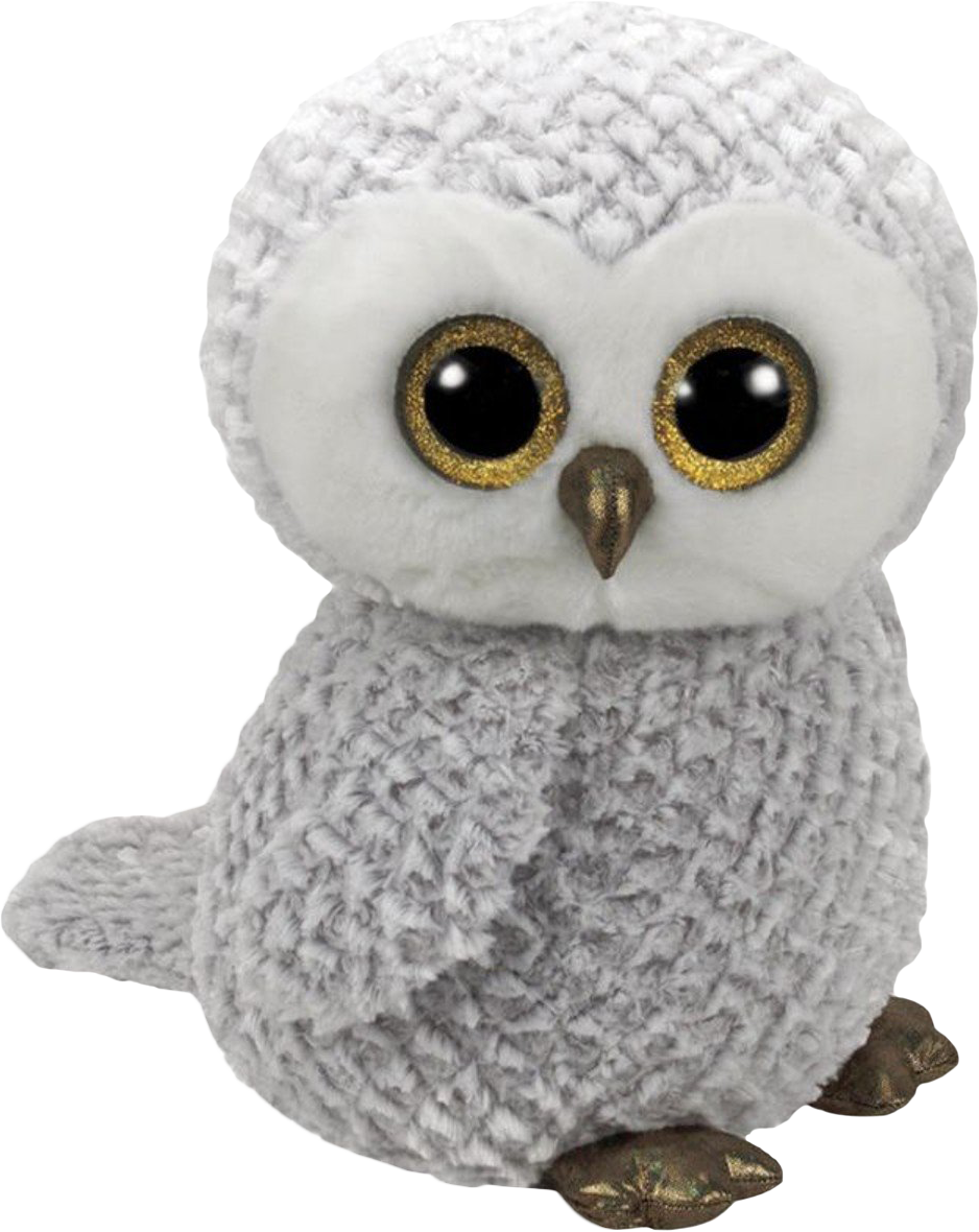 Beanie - Ty Beanie Boo - Owlette The White Owl Large (938x1180), Png Download