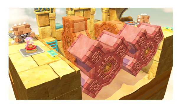 Captain Toad Treasure Tracker Level - Captain Toad Treasure Tracker Throw (610x360), Png Download