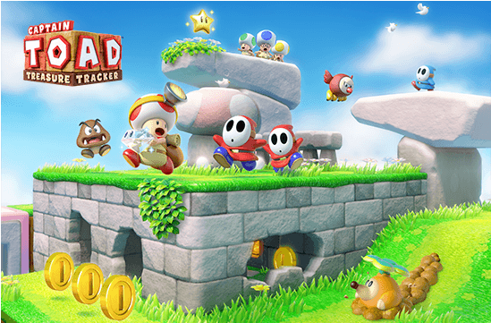 Treasure Tracker - Captain Toad Treasure Tracker [wii U Game] (723x360), Png Download