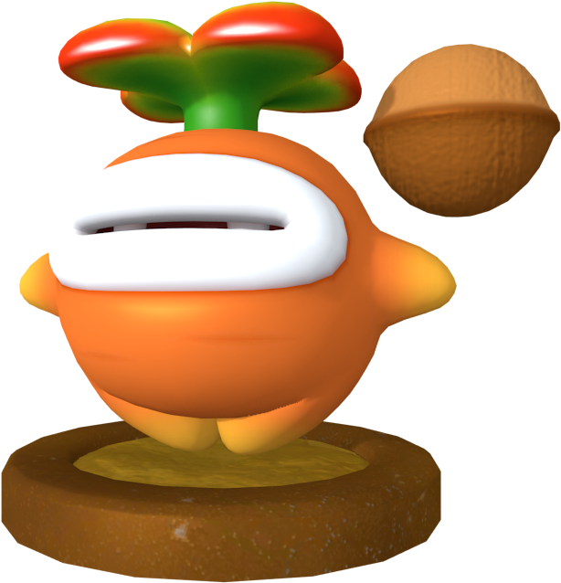 Download Zip Archive - Captain Toad Treasure Tracker Piranha Sprout (750x650), Png Download